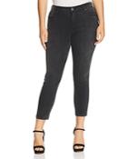 Slink Jeans Plus High Rise Ankle Skinny Jeans In Sasha