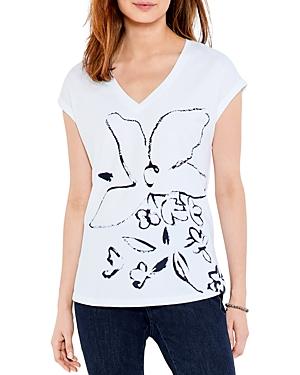 Nzt Petal V Neck Tee