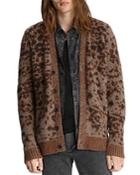 John Varvatos Collection Patterned Easy Fit Cardigan