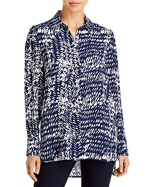 T Tahari Long Sleeved Printed Shirt