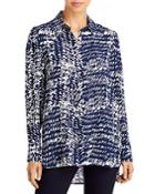 T Tahari Long Sleeved Printed Shirt