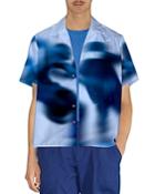 Neil Barrett Blurred Dancers Short Sleeve Shirt