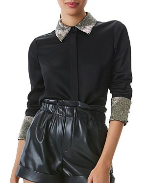 Alice And Olivia Willa Embellished Shirt