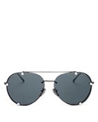 Valentino Women's Brow Bar Aviator Sunglasses, 59mm