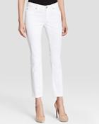 Eileen Fisher System Skinny Ankle Jeans In White
