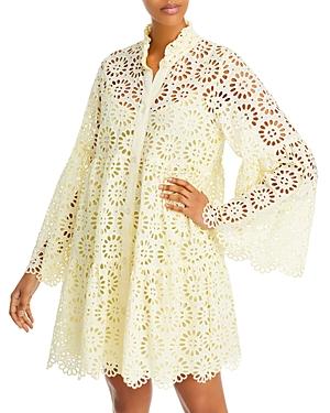 Charina Sarte Cotton Dandelion Mini Dress