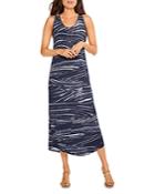 Nic+zoe Brushed Waves Printed Dress