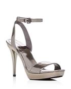 Michael Michael Kors Catarina Metallic High Heel Platform Sandals