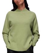 Whistles High V Neck Knit Sweater