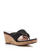 Taryn Rose Kijani Platform Wedge Cork Sandals