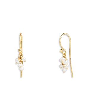Gurhan 24k Yellow Gold Boucle Cultured Pearl Drop Earrings