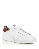Adidas Women's Stan Smith Floral Lace Up Sneakers