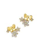 Bloomingdale's Diamond Whimsical Stud Earrings In 14k Yellow Gold, 0.50 Ct. T.w. - 100% Exclusive