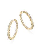 Bloomingdale's Diamond Inside-out Hoop Earrings In 14k Yellow Gold, 5.0 Ct. T.w. - 100% Exclusive