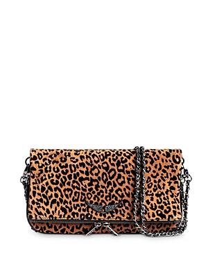 Zadig & Voltaire Rock Suede Clutch