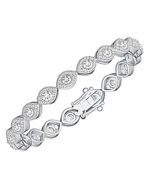 Bloomingdale's Diamond Statement Bracelet In 14k White Gold, 4.0 Ct. T.w. - 100% Exclusive