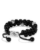 David Yurman Spiritual Beads Two-row Bracelet With Black Onyx