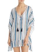 Surf Gypsy Ruffled Lace-up Swim Cover-up