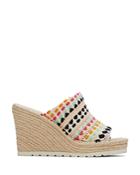 Toms Women's Monica Global Pattern Wedge Mules