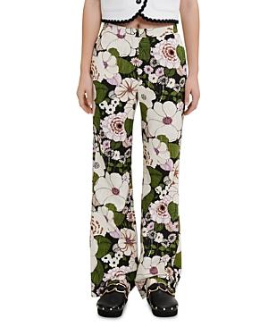 Maje Piflower Cotton Pants