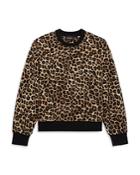 The Kooples Leopard Print Sweatshirt