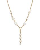 Nadri Lucca White Keshi Freshwater Pearl Y Necklace, 16-18