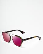 Dior Abstract Square Mirrored Sunglasses