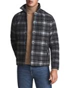 Reiss Bethnal Wadded Plaid Overshirt