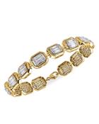 Bloomingdale's Mosaic Diamond Bracelet In 14k White & Yellow Gold, 3.0 Ct. T.w. - 100% Exclusive