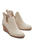 Toms Women's Pull On Cutout Wedge Booties