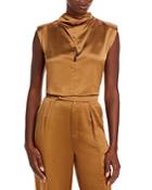 Nicholas Emmie Silk Keyhole Front Sleeveless Top