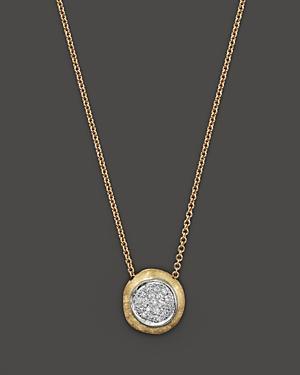 Marco Bicego Delicati Pendant Necklace In 18k Yellow Gold With Diamonds, 16.5