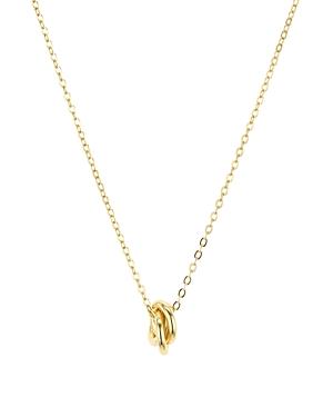 Aqua Knot Pendant Necklace In 18k Gold-plated Sterling Silver, 15 - 100% Exclusive