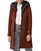 Soia & Kyo Jessica Mixed Media Coat