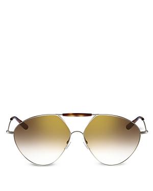 Valentino Mask Aviator Sunglasses, 62mm