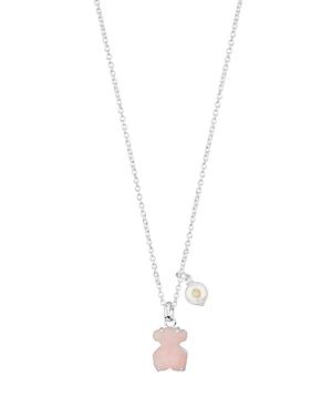 Tous Opal Bear Pendant Necklace, 15.75