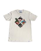 Kid Dangerous Beach Grid Cotton Blend Premium Heathered Graphic Tee