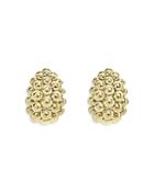 Lagos 18k Yellow Gold Caviar Clip On Earrings