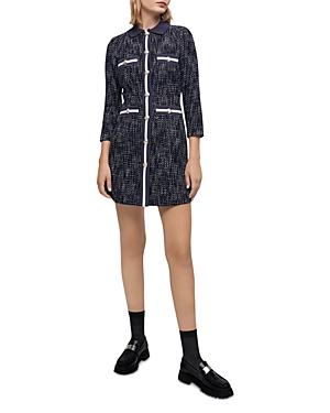 Maje Reniga Tweed Mini Dress