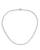 Adinas Jewels Tennis Choker Necklace, 18