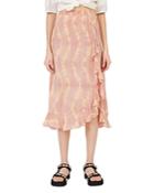 Maje Jitye Tie Dyed Midi Skirt