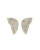 Bloomingdale's Diamond Butterfly Wing Stud Earrings In 14k Yellow Gold, 0.50 Ct. T.w. - 100% Exclusive
