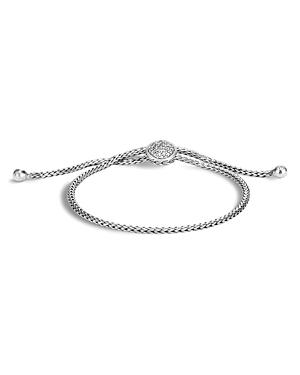 John Hardy Sterling Silver Classic Chain Pave Diamond Ball Bracelet - 100% Exclusive