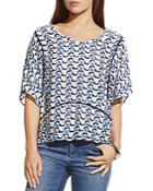 Vince Camuto Abstract Print Blouse