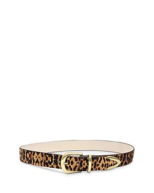 B-low The Belt Women's Berto Leopard Print Calf Hair Belt