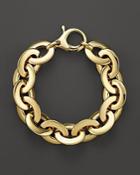 Roberto Coin 18k Yellow Gold Flat Oval Link Bracelet - Bloomingdale's Exclusive