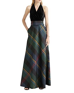 Lauren Ralph Lauren Plaid Skirt Gown
