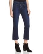 Frame Crop Mini Boot Lace-up Jeans In Hayworth