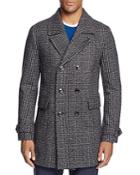 Ted Baker Watts Plaid Double Breasted Coat
