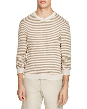 The Men's Store At Bloomingdale's Striped Crewneck Sweater
